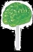 Top Halloween Zombie Candy Apple Brain Sucker